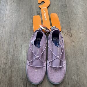 Speedo Junior WaterTrek - Lilac/Hawaiian Breeze M Water Shoes Girls Youth Purple